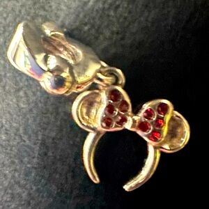 Minnie Mouse dangling Headband Disney Chamilia Sterling Silver Bead